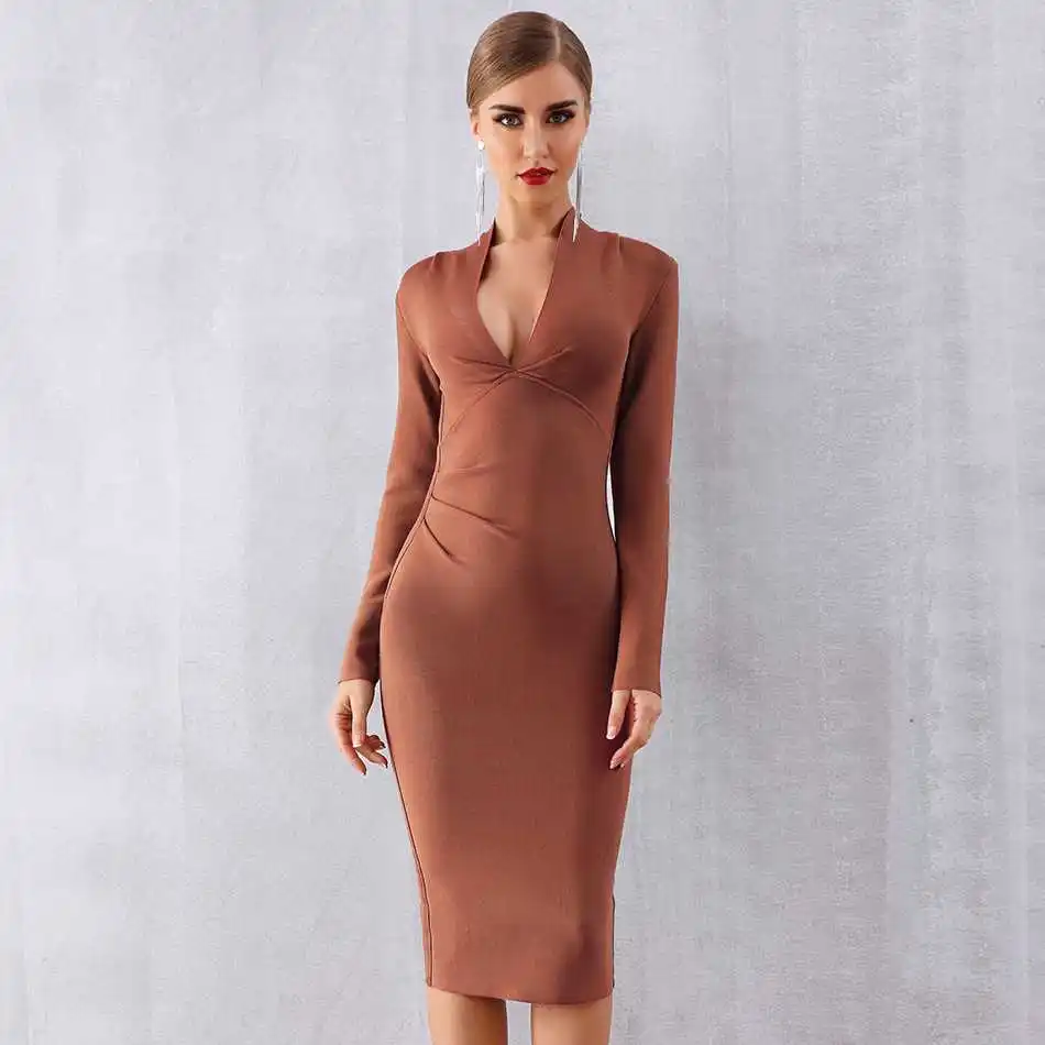 Seamyla новинка 2019 Бандажное платье Vestidos сексуальное для клуба бодикон