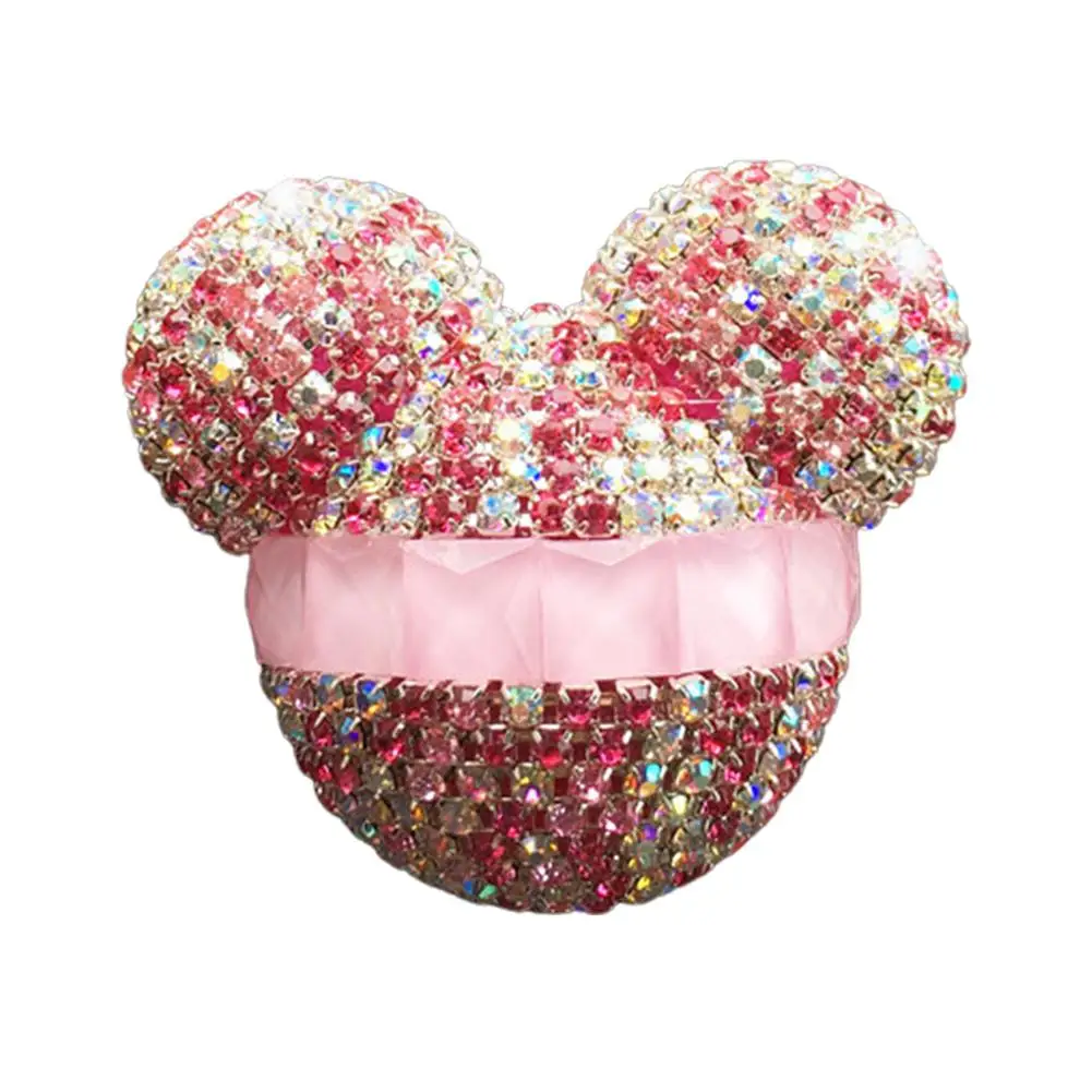 

Bling Car Air Vent Clip Decoration Rhinestone Bear Air Vent Clips Car Air Conditioning Outlet Clip Diffuser Air Freshener With V