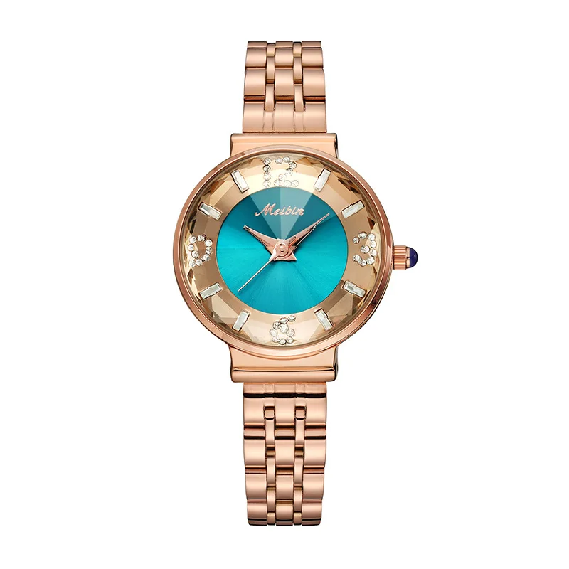 

Drop Shipping Rose Gold Top Luxury Brand Women Rhinestone Watches Montre Femme Waterproof Dress Ladies watch relogio feminino