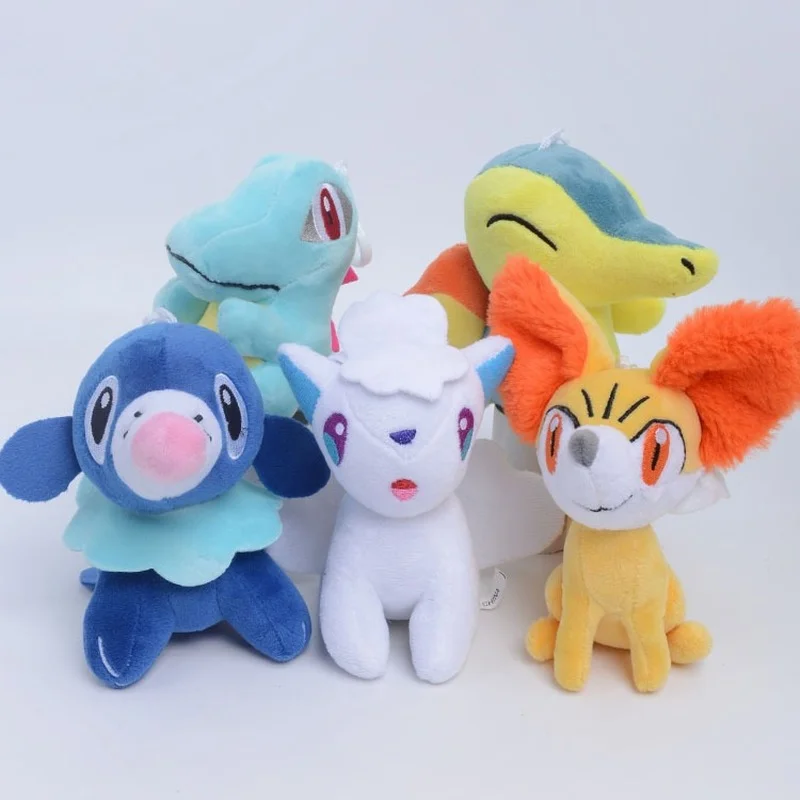 

Pokemon plush baby Pikachu Little sea lion fireball mouse little crocodile plush doll doll backpack pendant kawaii Christmasgift