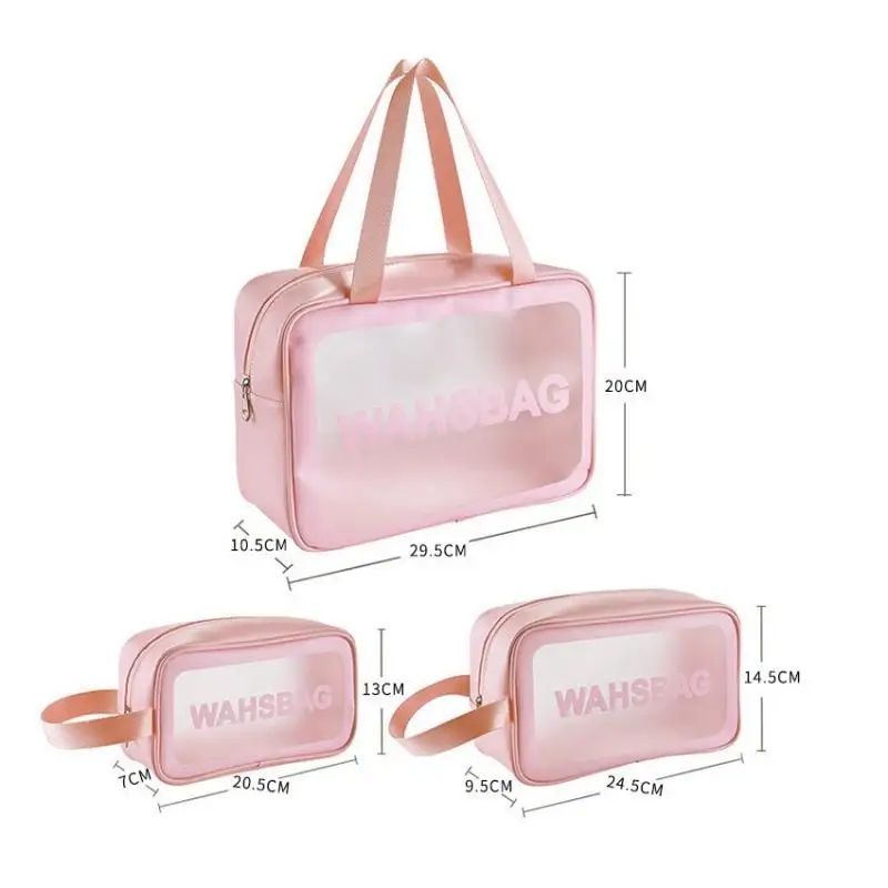 

Female Makeup Bag Organizer Women Cosmetic Bag Set Toiletries Storage Handbag Travel Kit Makeup Brush Holder Tools Make Up Case