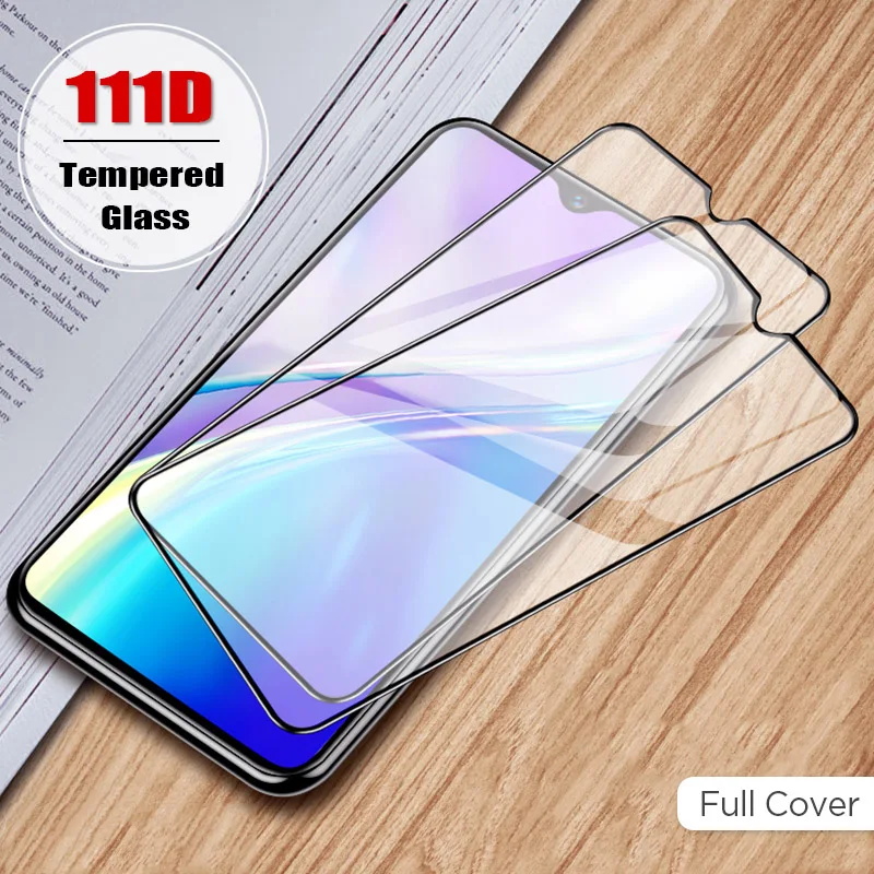 Защитная пленка для экрана 111D Защитное стекло Realme C2 C1 Q закаленное 5 5S 3 Pro 3i