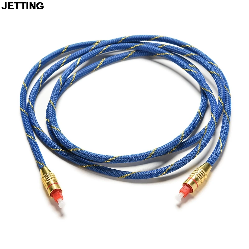 

JETTING 1 pc 2M Premium Toslink Digital Optical Fiber Audio Cable TV Cord 6.5FT OD 5.0 Drop Shipping