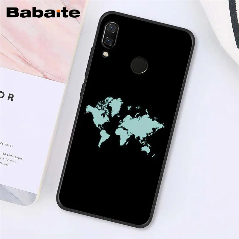A8 Babaite карта мира путешествия просто пойти чехол для телефона для Xiaomi Redmi8 4X 6A S2 Go Redmi 5 5Plus Note4 5 7 Note8Pro - Цвет: A8
