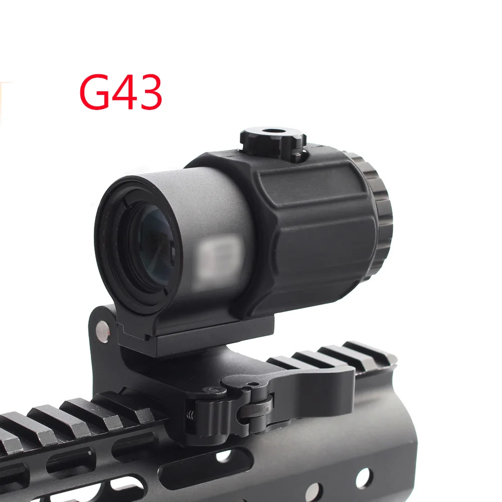 Magorui Тактический G43 3x лупа прицел с переключателем на сторону STS QD Крепление