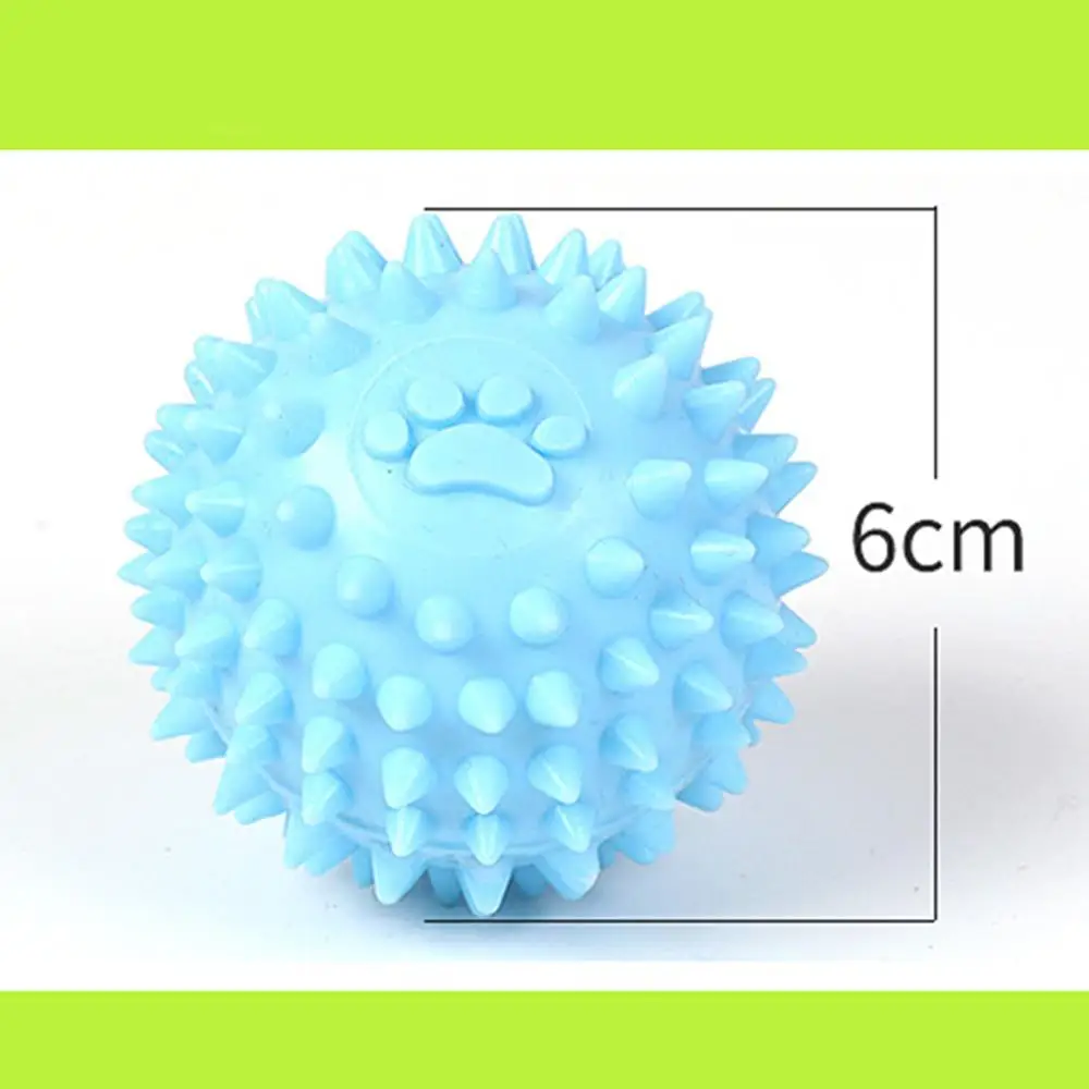 Собака жевательная игрушка молярная чистка зубов Ежик мяч Pet интерактивный для