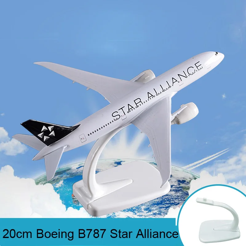 Модель самолета Боинг B787 20 см |