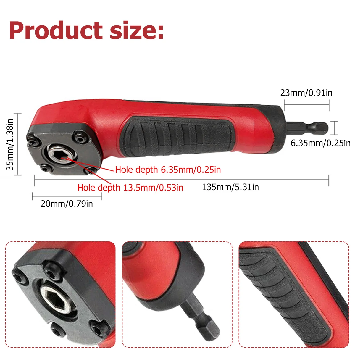 Удлиненный угловой адаптер для отвертки 18 в | Инструменты