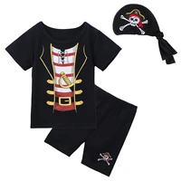 baby pirate costume newborm clothes infant party cosplay costumes boys halloween outfits fancy dress 3pcs