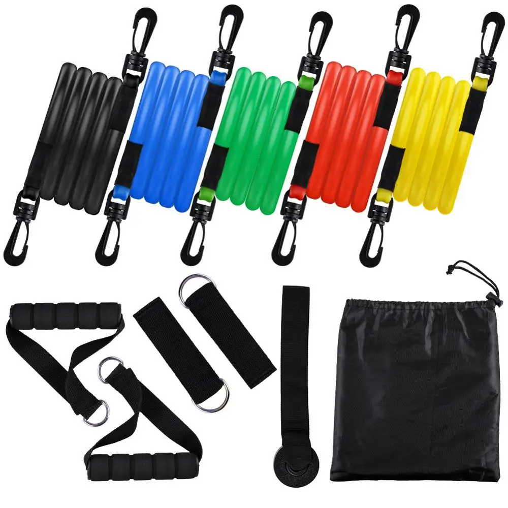 

Fitness Resistance Bands - Resistance Band Handles Resistance Bands Workout Exercise Resistance Band Set With Extra Door Anchor