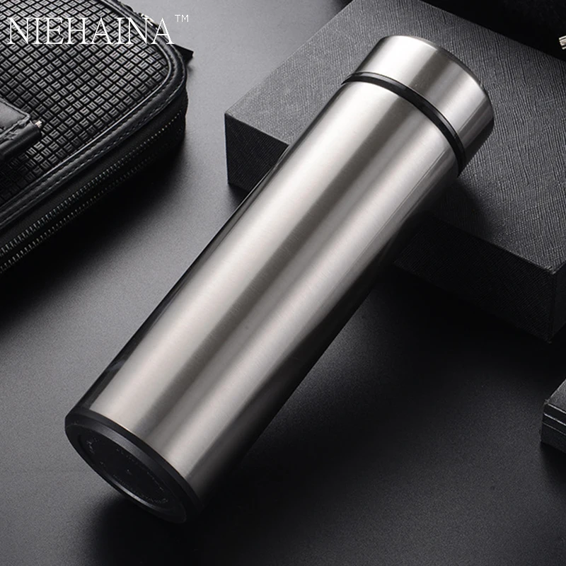 

Высококлассная вакуумная фляжка 500 мл, бутылка для молока и воды 304, вакуумная портативная чашка для воды из нержавеющей стали