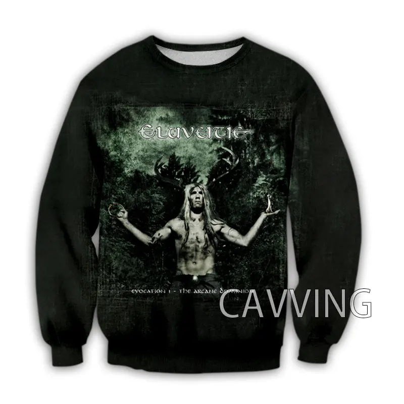 Свитшот CAVVING с 3D принтом и круглым вырезом, топы в стиле Харадзюку, толстовки с длинным рукавом для мужчин и женщин