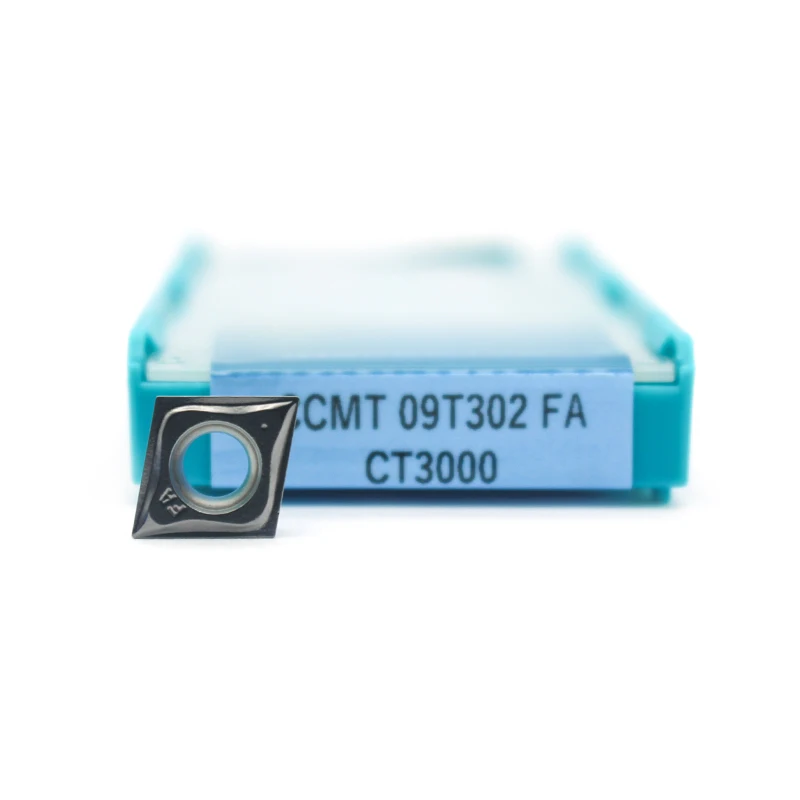 10 шт. CCMT09T302 FA CT3000 внешние токарные инструменты Cermet класса карбида вставки токарный станок резак инструмент токарный токарная пластина