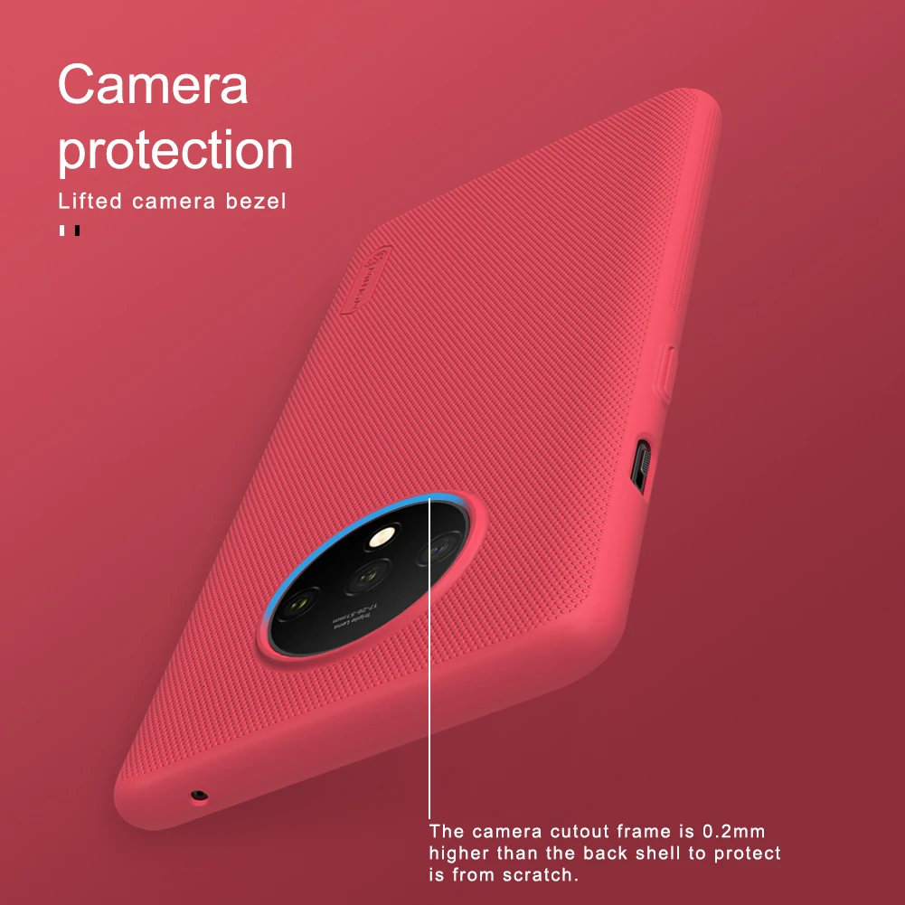 Чехол NILLKIN OnePlus 7T One Plus 7T 1+ 7 T, суперматовый защитный жесткий чехол из поликарбоната, чехол для телефона s