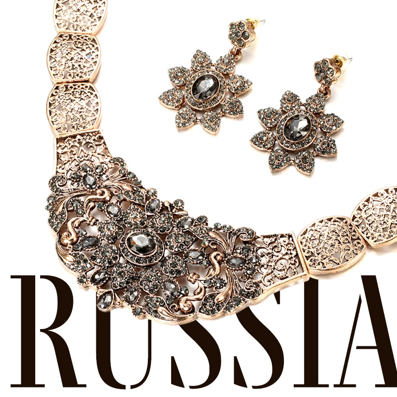 Kinel винтажное тибетское серебряное ожерелье с крестом серьги для женщин