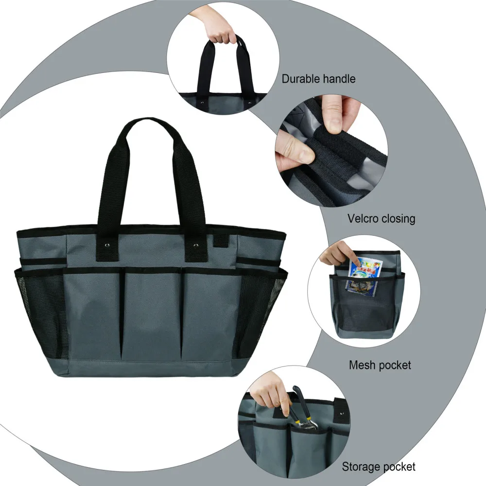 

Garden Organizer Kit Holder Bag Oxford Cloth Storage Portable Tool Handbag