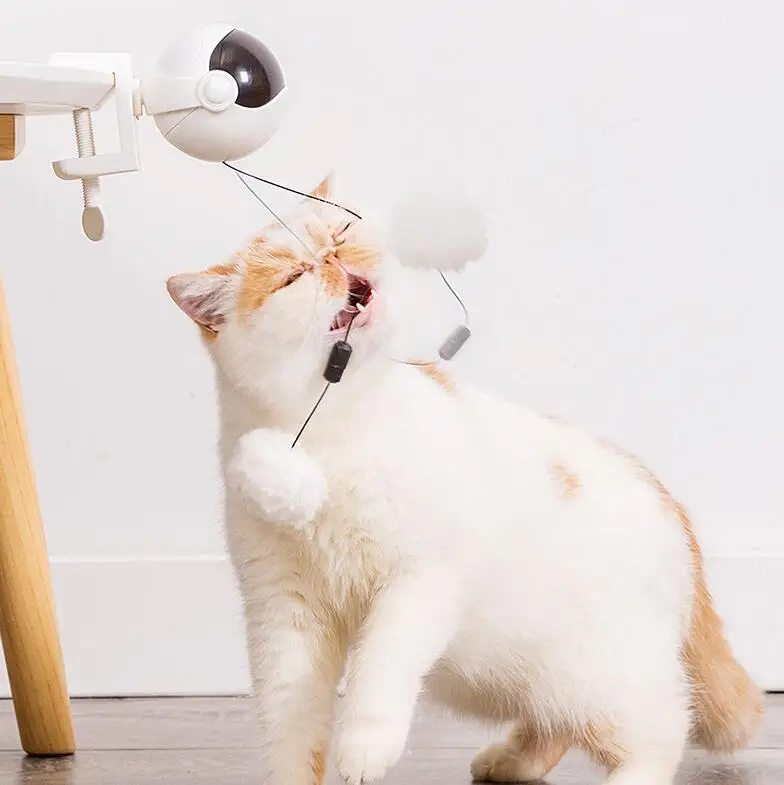 

Игрушка для кошек, подъемный мяч Дразнилка для кошек, электрическая вращающаяся игрушка для кошек, электронные движущиеся интерактивные иг...