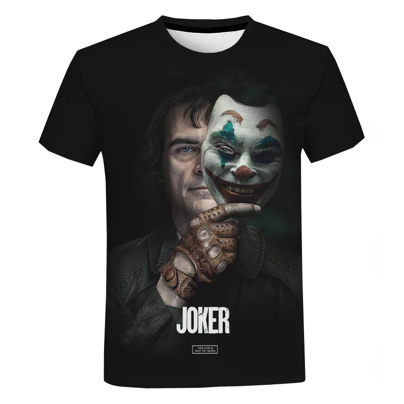 

Joker 3D Print T Shirt Men Women Fashion Casual Horror Movie Short Sleeve Clown T-shirt Harajuku Streetwear Funny T Shirt