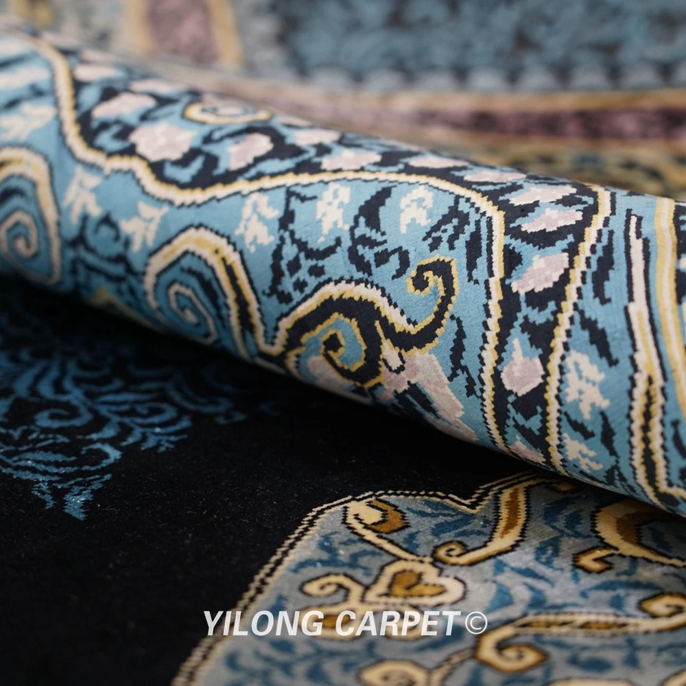 Goede Yilong 8 'X 11' Chinese Handgeknoopte Zijden Tapijt Hand Gemaakt Hereke Tapijten (YWX139A)