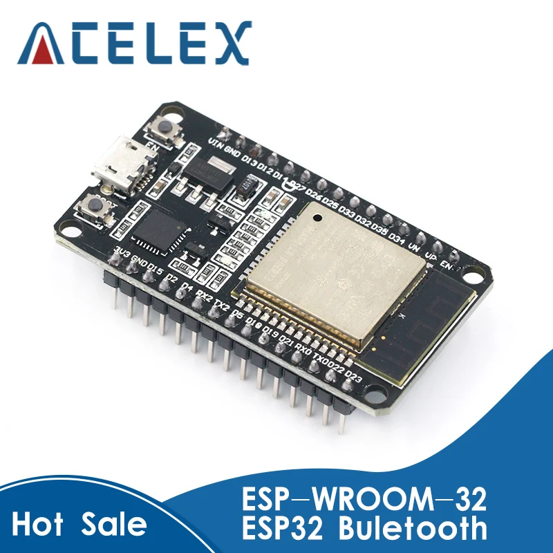 ESP 32S WROOM 32 ESP32 Bluetooth и WIFI двухъядерный процессор с низким энергопотреблением MCU