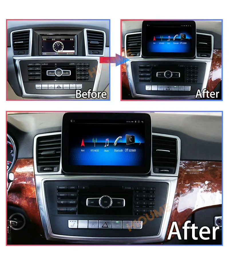 android 11 8128g car radio multimedia player for mercedes benz ml class gls gle slk slc sl ml w166 gl x166 class carplay free global shipping