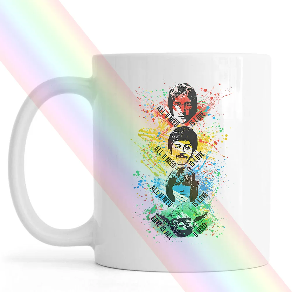 Love Is All You Need Funny Art Cup The Mug Fashion Beatle_S Cool X Звездный Тройник |Кружки| |