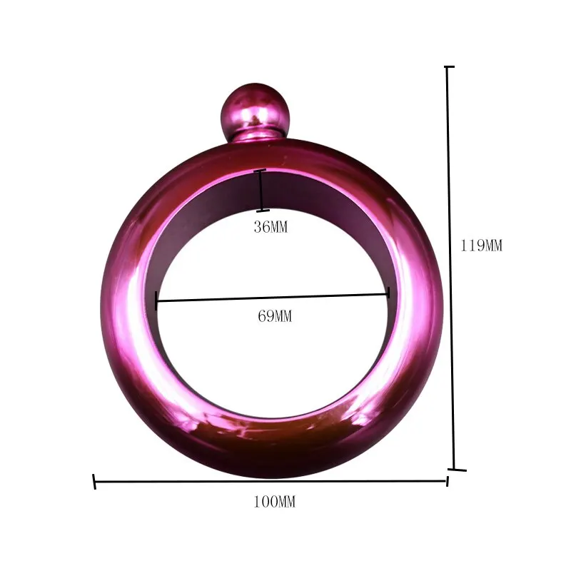 Портативный фляга браслет с воронкой кувшин для вина 3 5 унции алкогольный