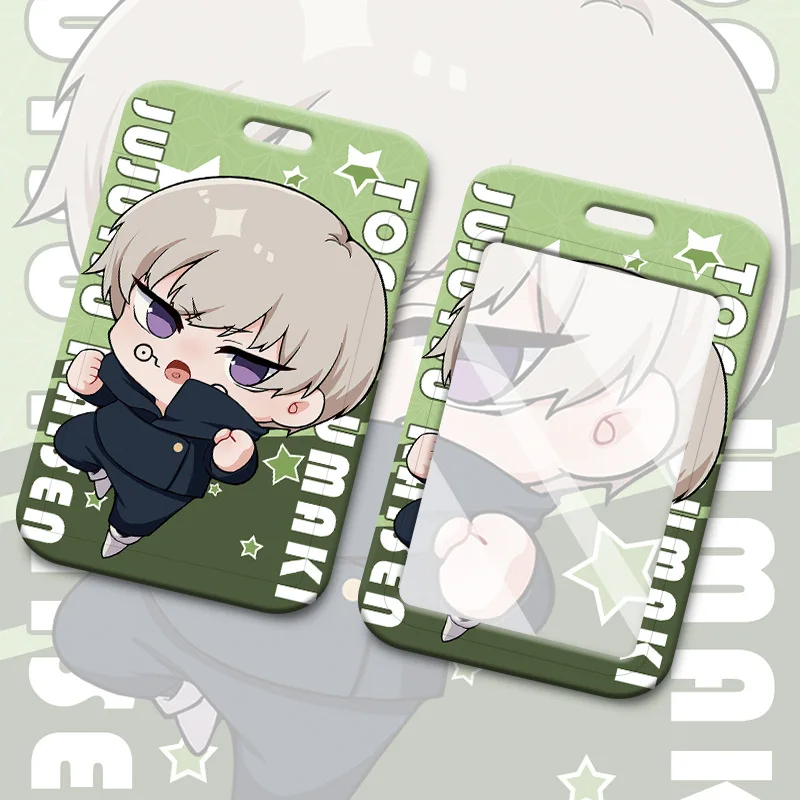 

Anime Jujutsu Kaisen Itadori Yuji Ryomen Sukuna Gojo Satoru Cute Card Case Student ID Bus Bank Card Holder Keychain Pendant Toys
