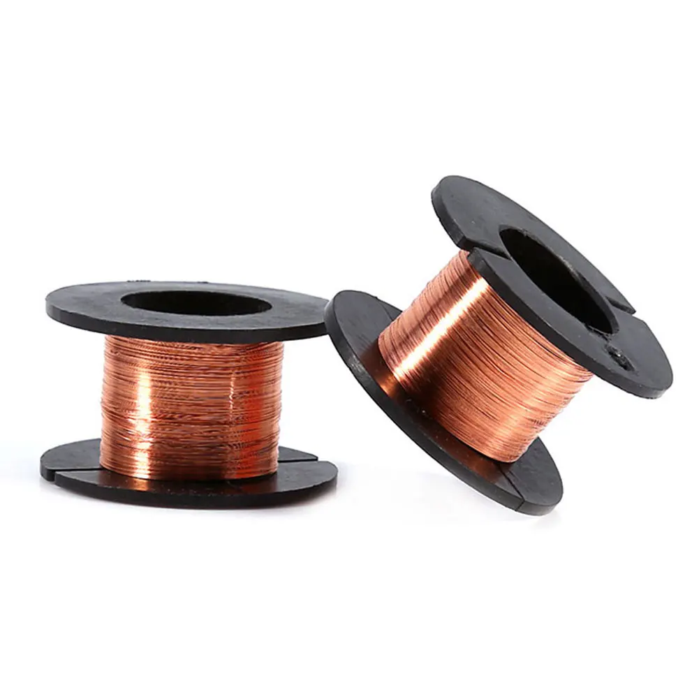 

Varnished Copper Wire Insulated 15M 0.1mm Electromagnet Inductor Coil Winding Wire Can Used For Mobile Phones Computers 10PCS