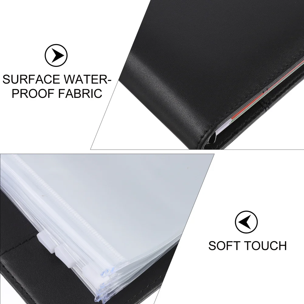 

1Pc Loose-leaf Notebook Business Cards Holder Creative Bill Storage Pocket