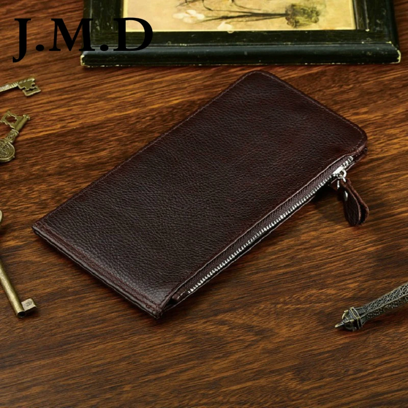 

J.M.D New Arrival 100% Men's Fashion Leather Wallet Crazy Horse Leather Purse Card Holder Wallet you Deserve To Have