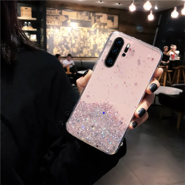 YBD мягкий Блестящий Звездный чехол для телефона для samsung Galaxy Note 10 10 pro s9 s8 plus note 8 9 s10 plus A50 A70 A40 чехол Fundas