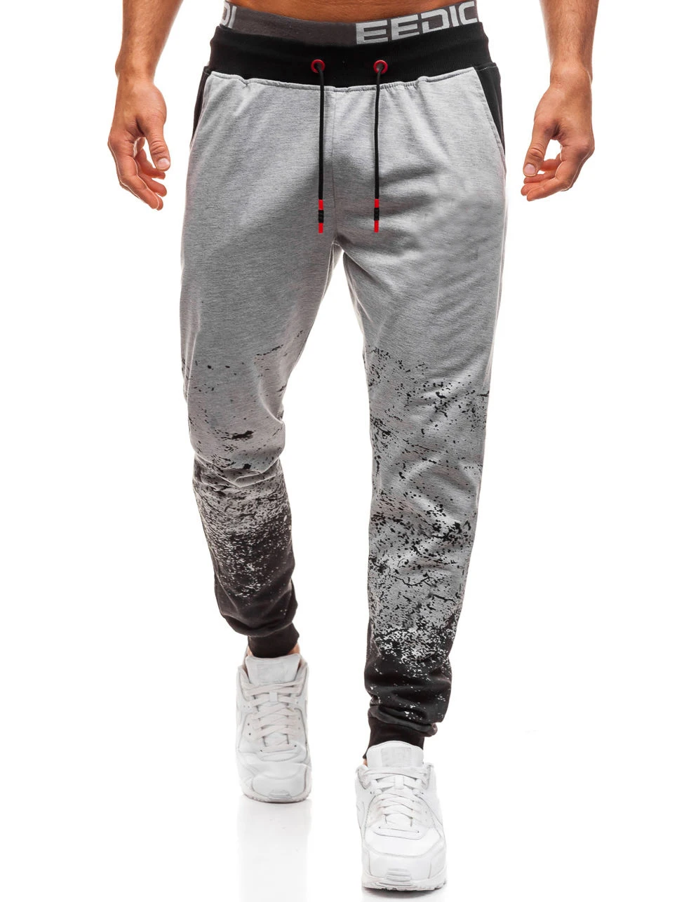 

Casual Pants with Tapered Color and Loose Comfortable Trousers Men