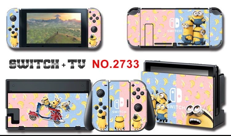 Виниловая Защитная пленка для Nintendo Switch консоль NS с контроллером и подставкой |
