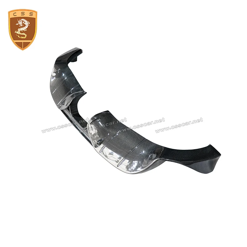 Настоящее углеродное волокно задний бампер диффузор для губ подходит Porsche 718 Boxster