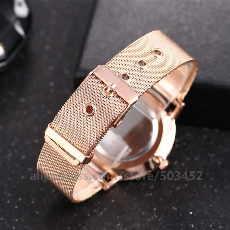 100 шт./лот модные мужские часы сетчатые брендовые кварцевые простые повседневные