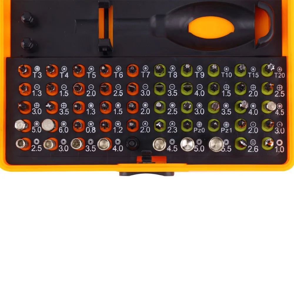 53 in 1 Multi-purpose Precision Magnetic Screwdriver Set with Trox Hex Cross Flat Y Star Screw Driver for phone Pc Free Shipping |