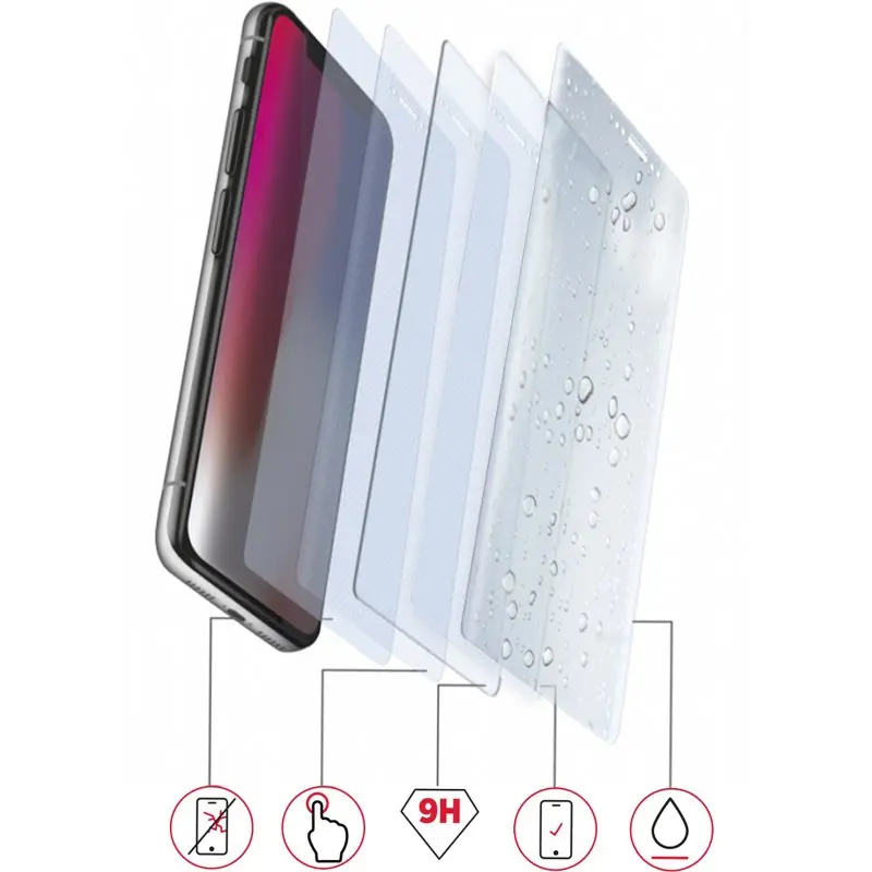 Закаленное стекло для защиты экрана XIAOMI MI 9T Черная передняя панель полное