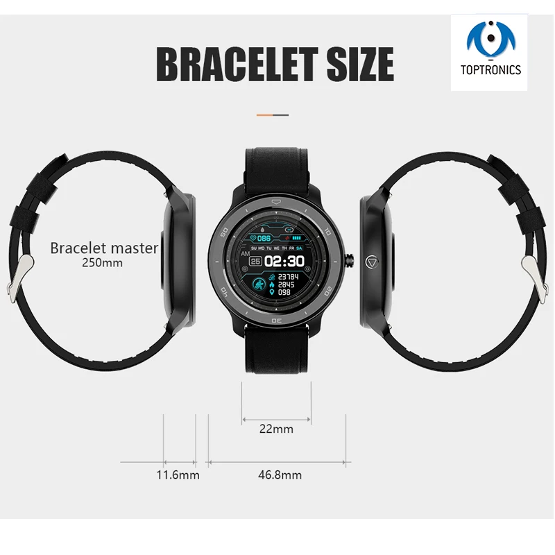 Водонепроницаемые Смарт часы IP8 новый дизайн 2020 умный браслет с пульсометром