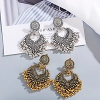 1pair earrings for women accessories bells indian jewelry ear rings for girls fashion vintage earring dangling gift luruixu