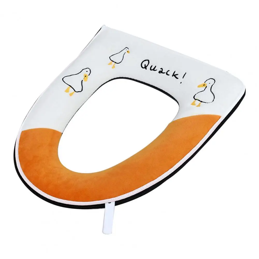 

Хлопчатобумажная накидка на сиденье унитаза с узором в виде утки