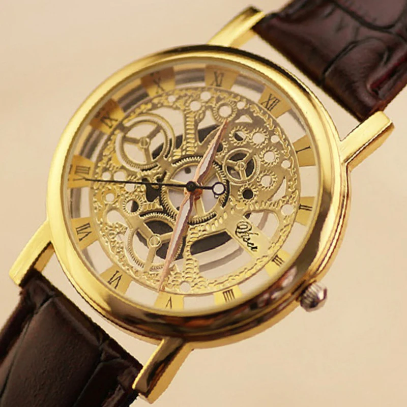 Часы наручные мужские с римскими цифрами модные роскошные деловые часы