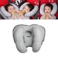soft plush baby infant pillow head protection headrest nursing pillows u shaped neck support cushion car stroller seat fix pads