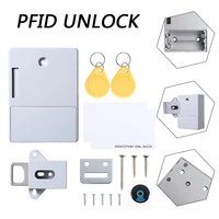 programmable electronic smart rfid door lock hidden automatic digital keyless security card wardrobe cabinet drawer rfid lock