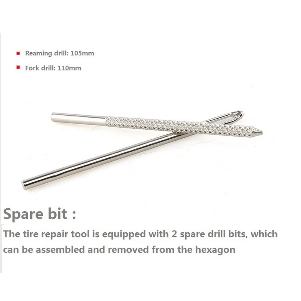 

11pcs Car Tire Puncture Repair Kit Motorcycle Bike Heavy Duty Tubeless Tyre Plug Set Professional Portable Auto Repair Tools