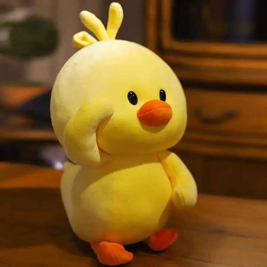 

Funny Bed Time Stuffed Animal Toys, Cute Soft Plush Duck Yellow Birthday Gifts for Kids Babies