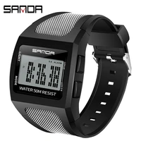 digital watches mens luxury waterproof military sport watch for men square electronic wristwatch man led clock relogio masculino
