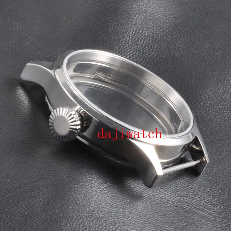 Полированный 43 мм сапфировый стеклянный корпус с регулировкой движения 6497/6498 |