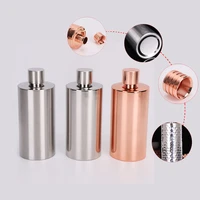 new arrivel 500ml creative electroplate water bottle vodka oil drums whisky flagon 304stainless steel alcohol liquor hip flask