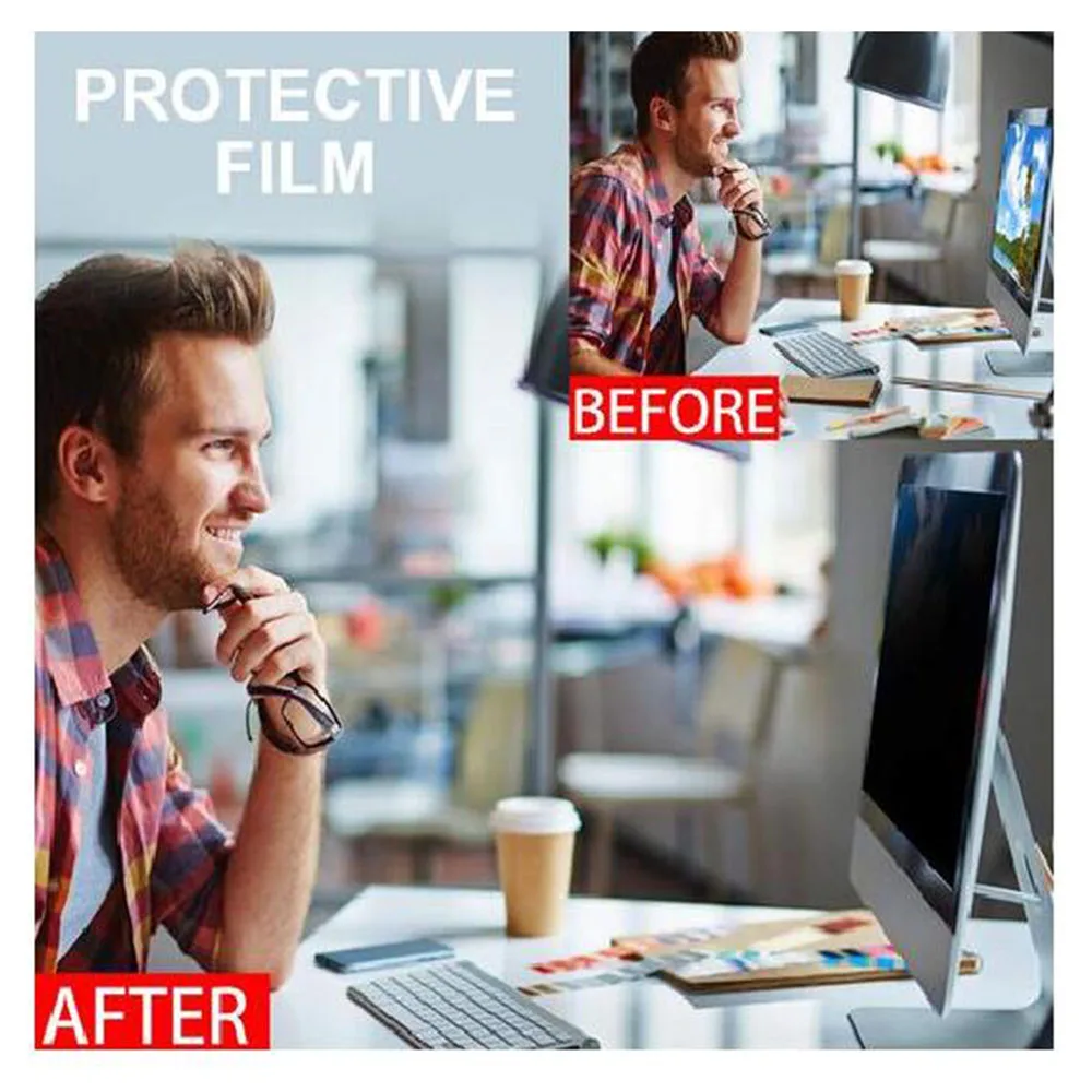 Антибликовая Защитная пленка с фильтром для конфиденциальности 20 дюймов без